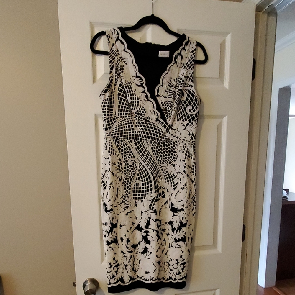 Black and white dress